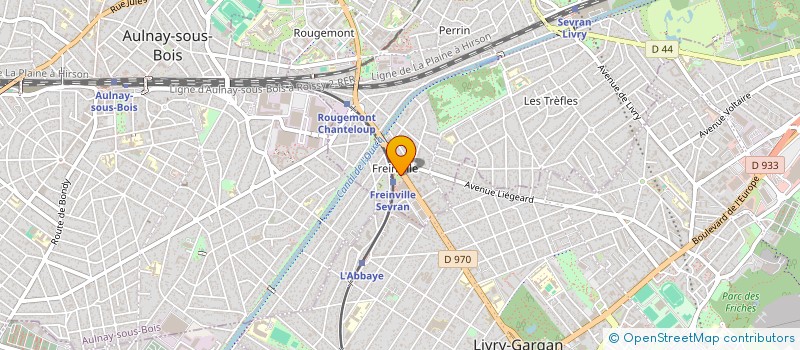 localisation de l'entreprise AERO INFRA RESEAU AIR à SEVRAN