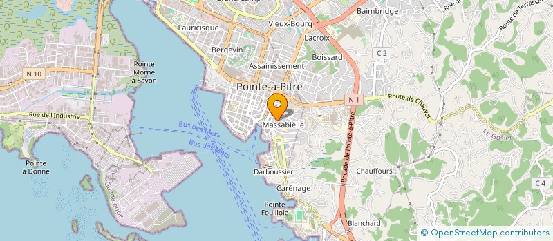 localisation de l'entreprise AERO KONSULT à POINTE-A-PITRE