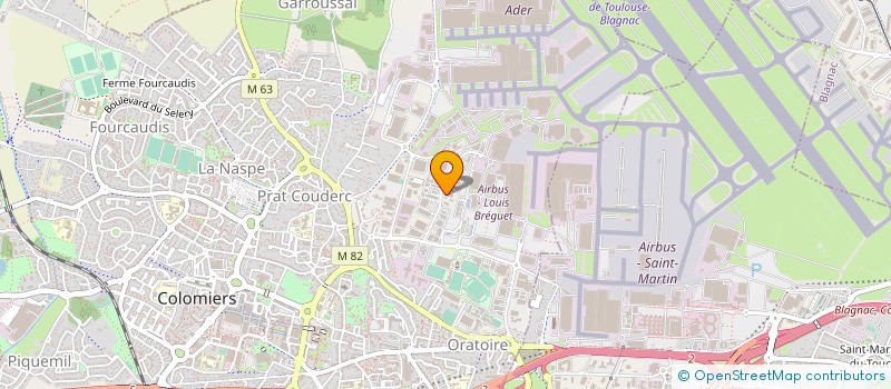 localisation de l'entreprise AERO LANG MARDEGAU ALFRED à COLOMIERS