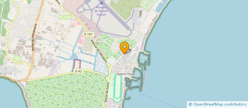 localisation de l'entreprise AERO LOISIR CULTURE à HYERES