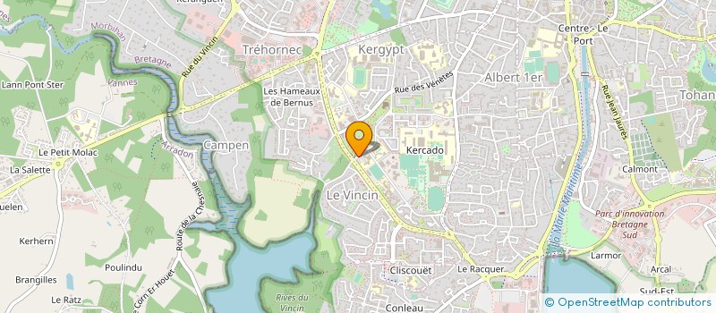localisation de l'entreprise AERO-MODELE CLUB DU GOLFE à VANNES