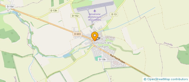 localisation de l'entreprise AERO - MODELES - CLUB DONCOURTOIS  DONCOURT-LES-CONFLANS