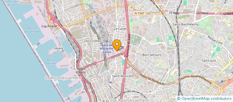 localisation de l'entreprise AERO MOTOR GREEN à MARSEILLE
