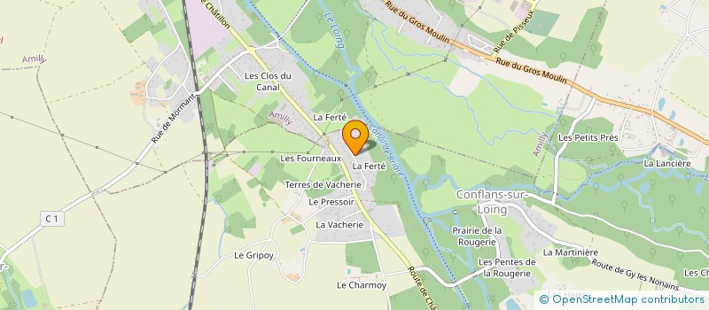 localisation de l'entreprise AERO NAUTIC LOISIRS à CONFLANS-SUR-LOING