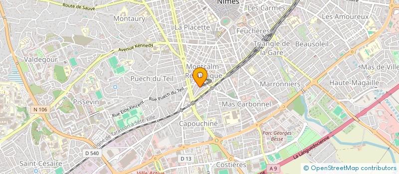 localisation de l'entreprise AERO-NET  NIMES