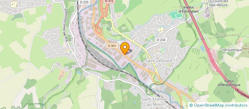 localisation de l'entreprise AERO.NORD.DECAPAGE  SAINT-LEONARD