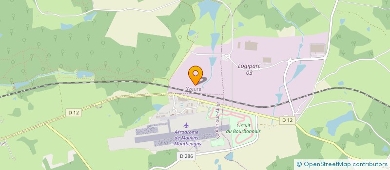 localisation de l'entreprise AERO PHOTO EUROPE INVESTIGATION  TOULON-SUR-ALLIER