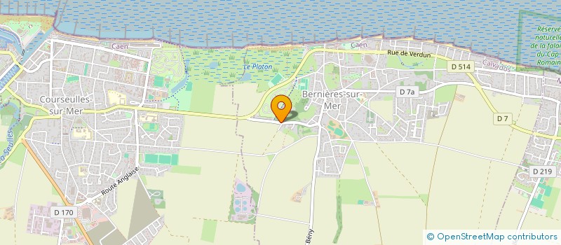 localisation de l'entreprise AERO-PLAN  BERNIERES-SUR-MER