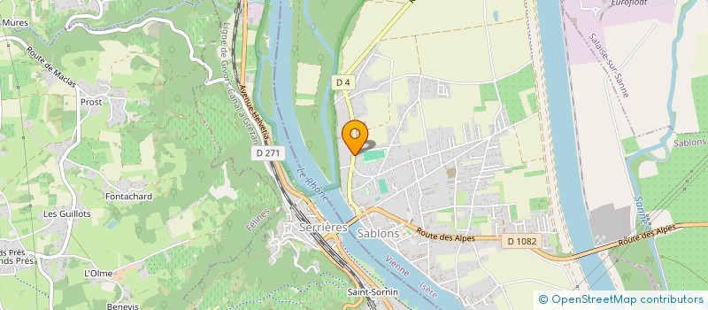 localisation de l'entreprise AERO PROMO  SABLONS