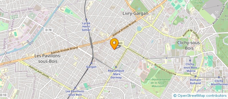 localisation de l'entreprise AERO SUPPLIES INTL  LIVRY-GARGAN