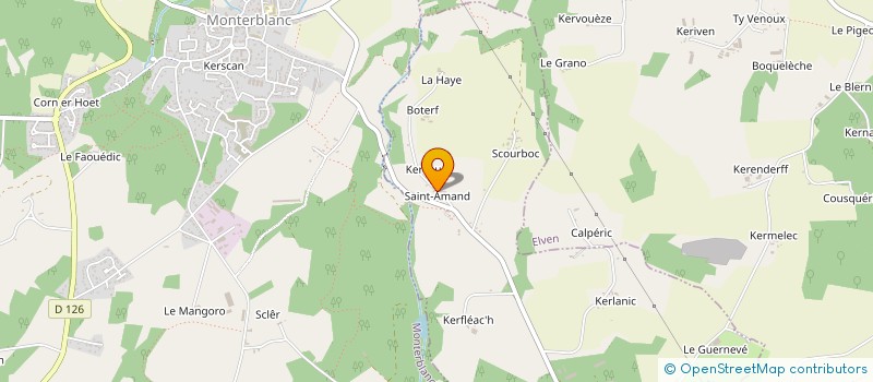 localisation de l'entreprise AERO TANDEM CELTIC  SAINT-NOLFF