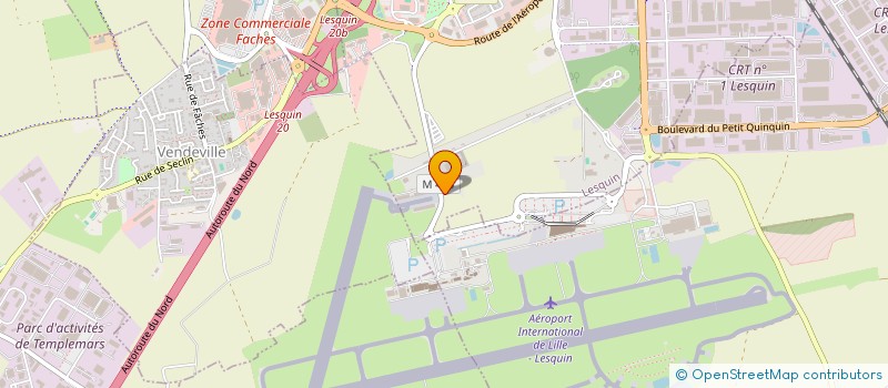 localisation de l'entreprise AERO TAXI SERVICES à LESQUIN