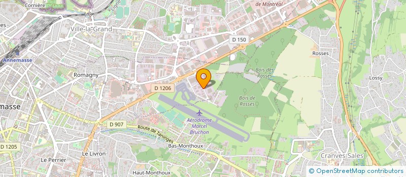 localisation de l'entreprise AERO TECHNIC'CONCEPT à ANNEMASSE