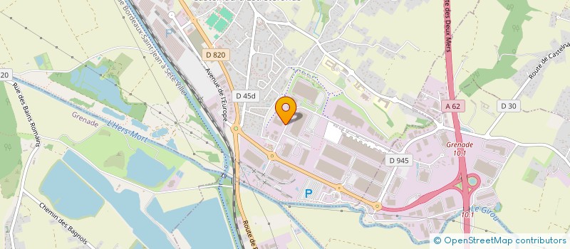 localisation de l'entreprise AERO TRADE à CASTELNAU-D'ESTRETEFONDS