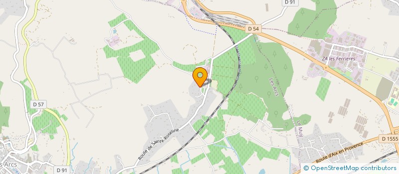 localisation de l'entreprise AERO TRAINING SERVICES  LES ARCS