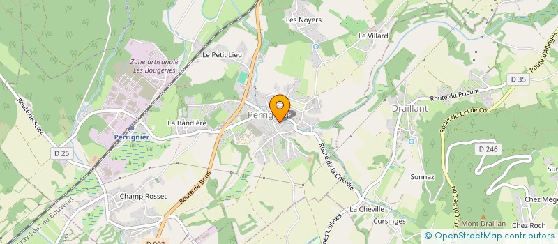 localisation de l'entreprise AERO TRAITEMENTS SOLUTIONS  PERRIGNIER