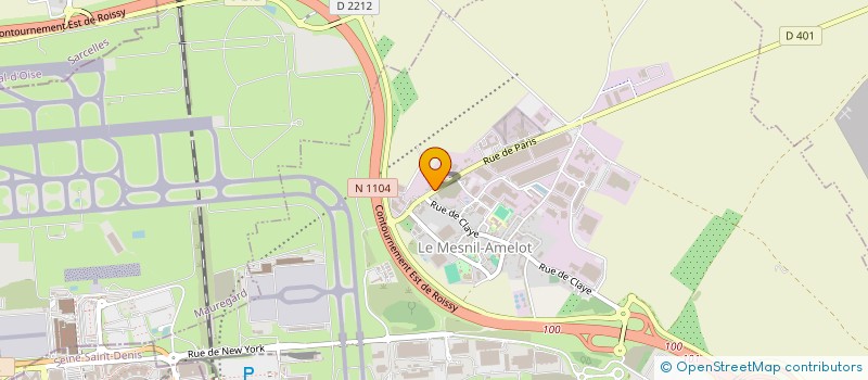 localisation de l'entreprise AEROBAG à LE MESNIL-AMELOT
