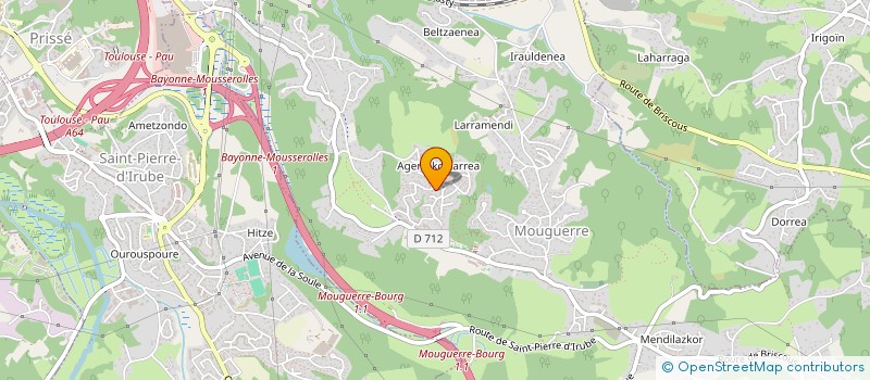 localisation de l'entreprise AEROBATICS à MOUGUERRE