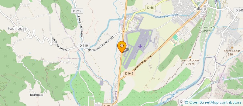 localisation de l'entreprise AEROBEEF  TALLARD