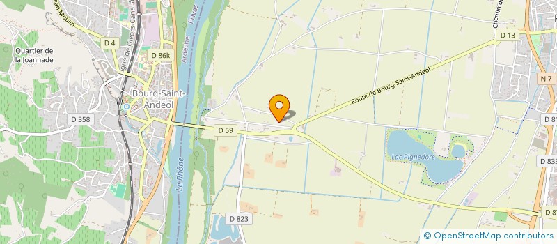 localisation de l'entreprise AEROBLOCK  PIERRELATTE