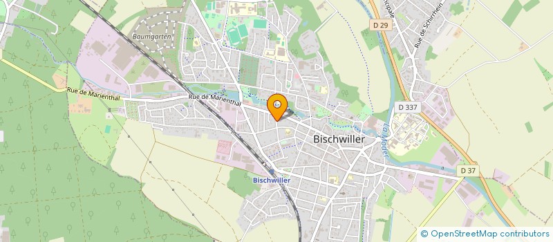 localisation de l'entreprise AEROCARS  BISCHWILLER