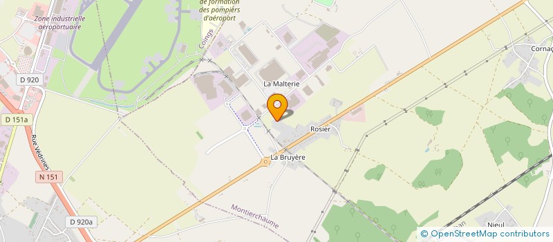 localisation de l'entreprise AEROCAST à MONTIERCHAUME