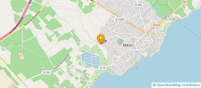 localisation de l'entreprise AEROCCITANIE à MEZE