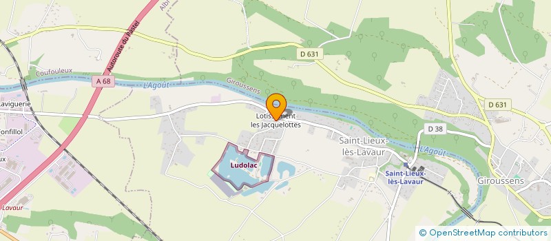 localisation de l'entreprise AEROCDRONES à SAINT-LIEUX-LES-LAVAUR