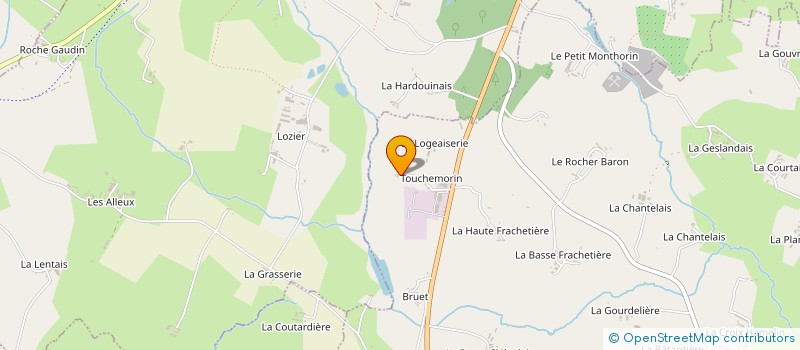 localisation de l'entreprise AEROCHEM SAS à LA BAZOUGE-DU-DESERT