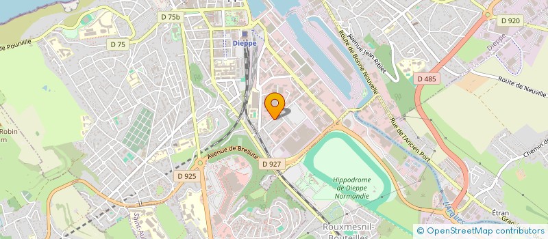 localisation de l'entreprise AEROCLIM  DIEPPE