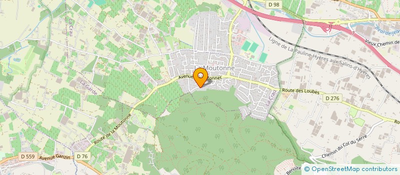 localisation de l'entreprise AEROCLIM83  LA CRAU