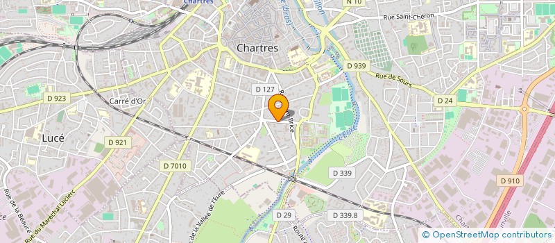 localisation de l'entreprise AEROCLUB CATHERINE MAUNOURY à CHARTRES