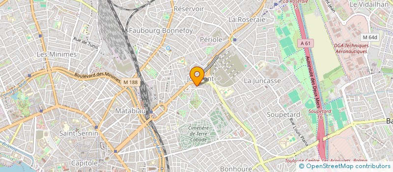 localisation de l'entreprise AEROCLUB CLAUDE CHAUTEMPS à TOULOUSE
