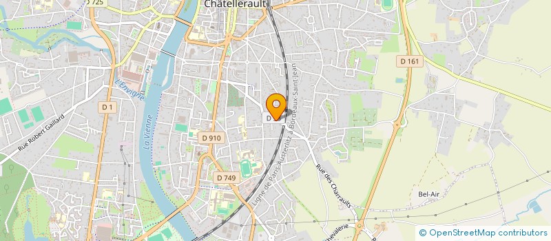 localisation de l'entreprise AEROCLUB DE CHATELLERAULT à CHATELLERAULT