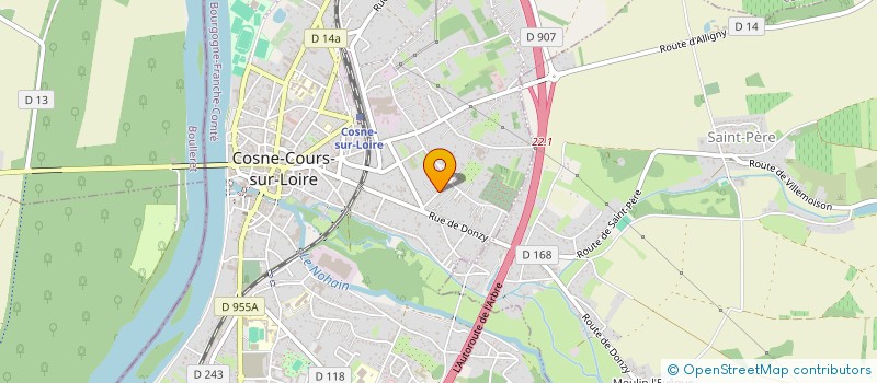 localisation de l'entreprise AEROCLUB DE COSNE à COSNE COURS SUR LOIRE