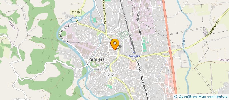 localisation de l'entreprise AEROCLUB DE PAMIERS à LES PUJOLS