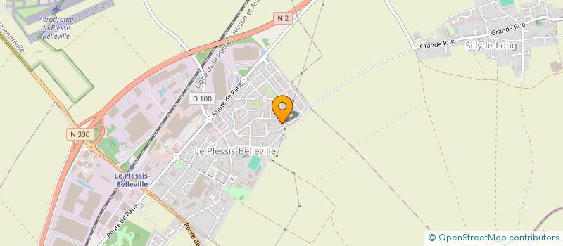 localisation de l'entreprise AEROCLUB DES PROPRIETAIRES D AVION  LE PLESSIS-BELLEVILLE