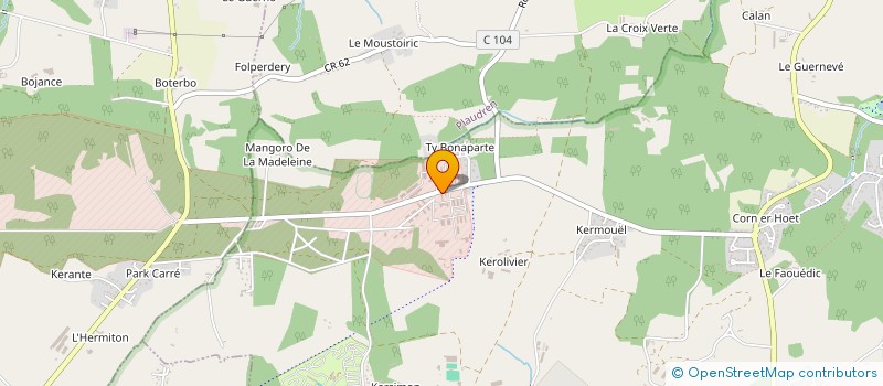 localisation de l'entreprise AEROCLUB DU PAYS DE VANNES à MONTERBLANC