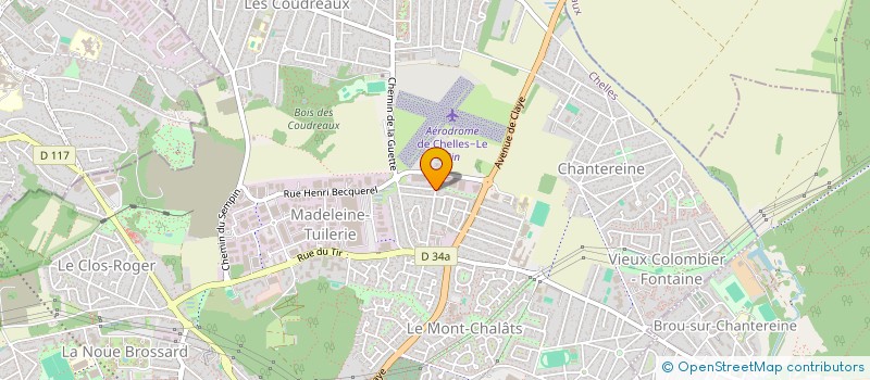 localisation de l'entreprise AEROCLUB DU PERREUX à CHELLES