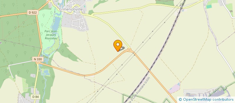 localisation de l'entreprise AEROCLUB DU VALOIS  ERMENONVILLE