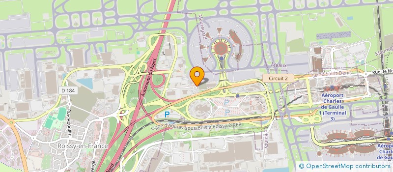 localisation de l'entreprise AERODIS  ROISSY-EN-FRANCE