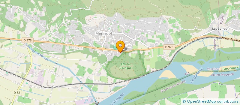 localisation de l'entreprise AERODRONE  MERINDOL