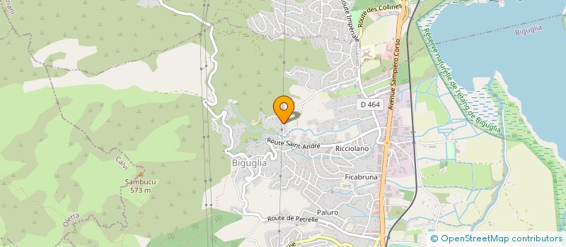 localisation de l'entreprise AERODRONESCORSE à BIGUGLIA
