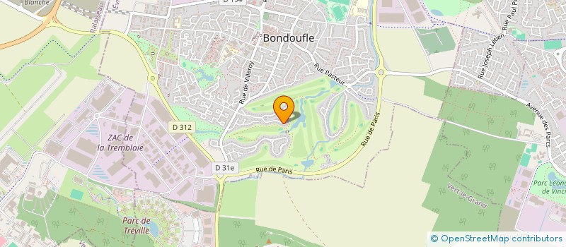 localisation de l'entreprise AERODRONIC à BONDOUFLE