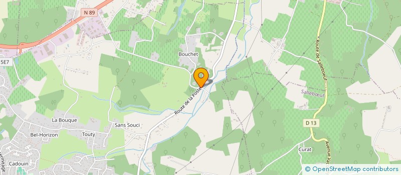 localisation de l'entreprise AERODYN  POMPIGNAC