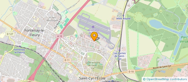 localisation de l'entreprise AEROFFICE  SAINT-CYR-L'ECOLE