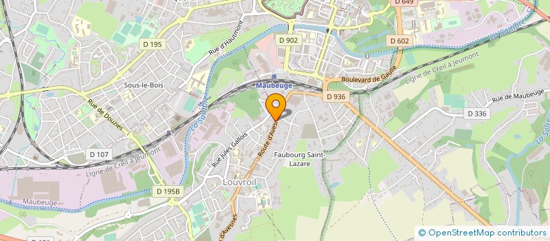 localisation de l'entreprise AEROFLAM NOUVELLE  LOUVROIL