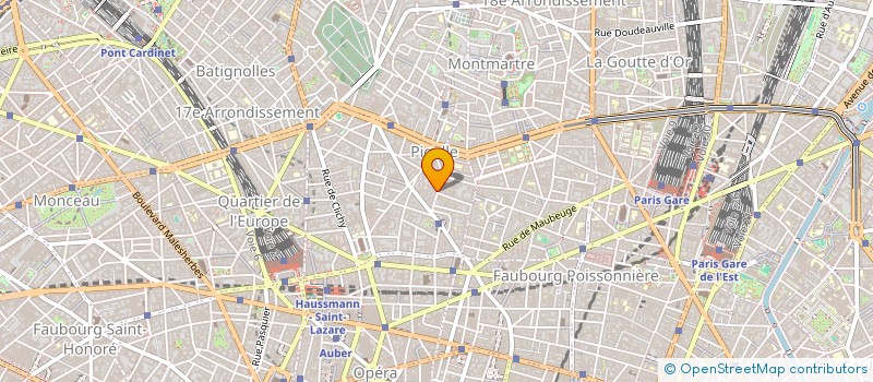 localisation de l'entreprise AEROFLUX à PARIS