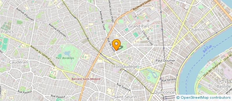 localisation de l'entreprise AEROFORMATION à BORDEAUX