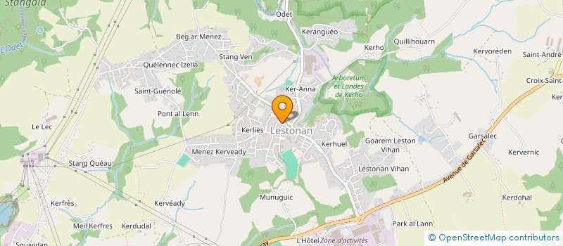 localisation de l'entreprise AEROGOM & BROC  ERGUE-GABERIC